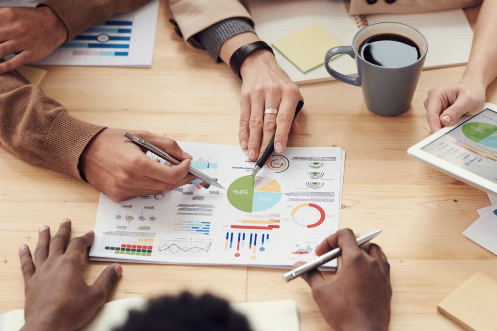 Business broker discussing a marketplace referral process with a client